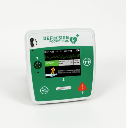 DefiSign Pocket Plus pantalla ECG 